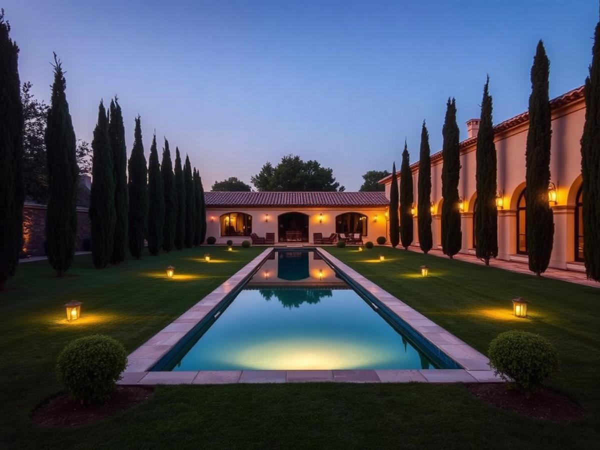 Placeholder — Alexander Valley Reserve: Reflecting terrace and cypress allée